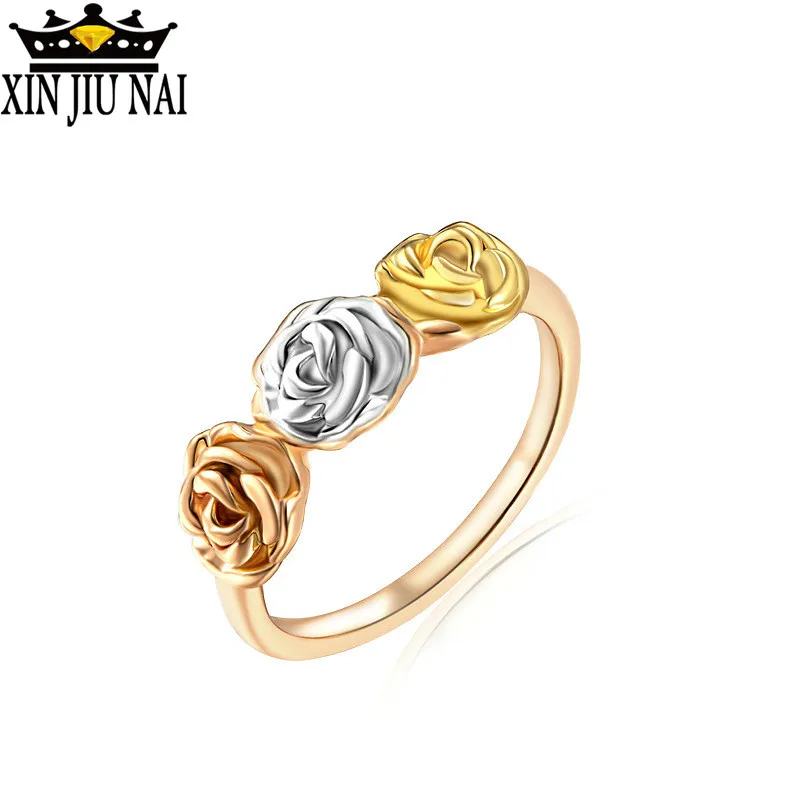Кольцо женское круглое из 18-каратного золота с цветами розы, 3 цвета
Кольцо женское круглое из 18-каратного золота с цветами розы, 3 цвета