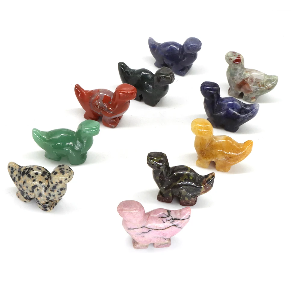 10 PCS/Set Bulk 1.5" Dinosaur Statue Natural Stone Carving Figurine Home Decor Healing Crystasls Room Ornament Lots Wholesale
10 PCS/Set Bulk 1.5" Dinosaur Statue Natural Stone Carving Figurine Home Decor Healing Crystasls Room Ornament Lots Wholesale