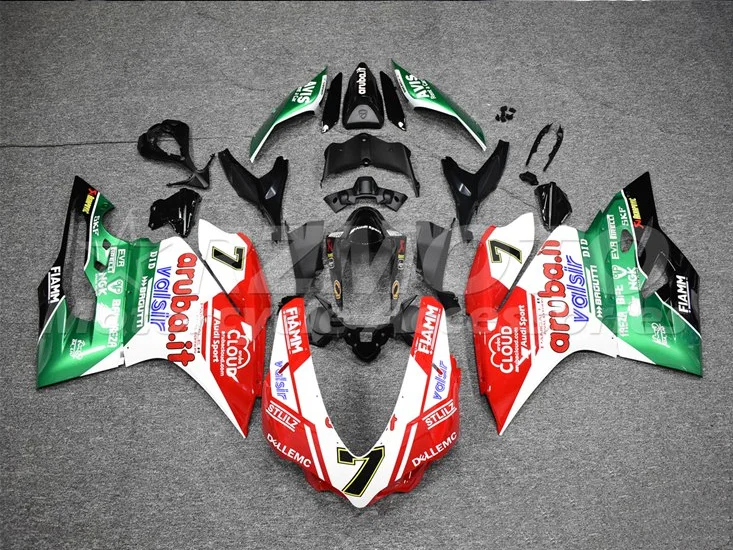Новый комплект обтекателей для мотоцикла из АБС-пластика, подходит для Ducati 959, 1299, Panigale 2015, 2016, 2017, 2018, набор кузовов с индивидуальным номером 7
Новый комплект обтекателей для мотоцикла из АБС-пластика, подходит для Ducati 959, 1299, Panigale 2015, 2016, 2017, 2018, набор кузовов с индивидуальным номером 7