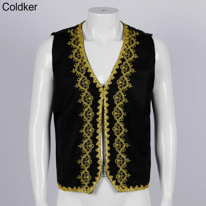 Средневековый костюм с принтом в стиле Пномпень, жилет с V-образным вырезом для женщин, модный однобортный пиджак, жилет для унисекс, сцениче... 
Средневековый костюм с принтом в стиле Пномпень, жилет с V-образным вырезом для женщин, модный однобортный пиджак, жилет для унисекс, сцениче...