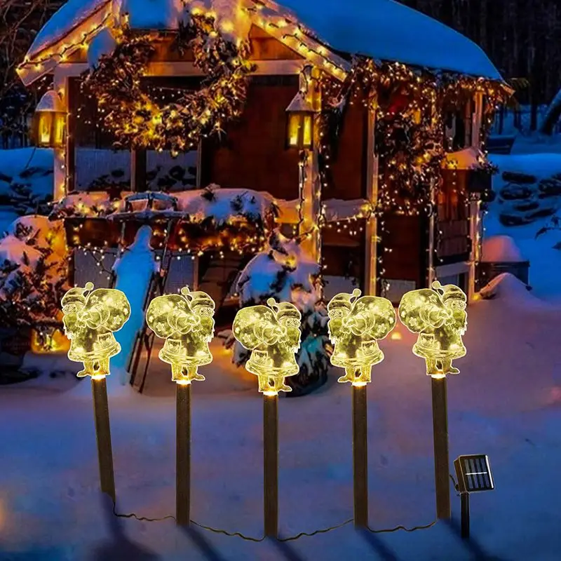 5 Pack Santa Claus Outdoor Solar Garden Light Solar Landscape Light Waterproof Solar Stake Light For Patio Yard Pathway Xmas
5 Pack Santa Claus Outdoor Solar Garden Light Solar Landscape Light Waterproof Solar Stake Light For Patio Yard Pathway Xmas