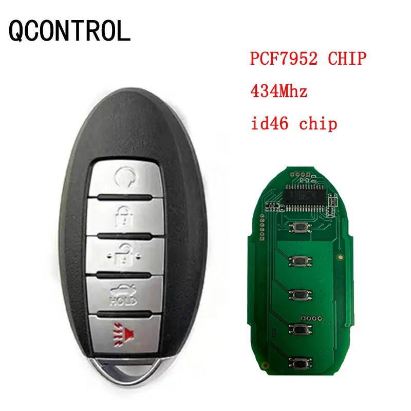 QCONTRO5 botonesmando a distancia inteligente,ID46, Pcf7952, Chip CWTWB1G744, for para Nissan PATROL, Pathfinder, Altima, Maxima
QCONTRO5 botonesmando a distancia inteligente,ID46, Pcf7952, Chip CWTWB1G744, for para Nissan PATROL, Pathfinder, Altima, Maxima