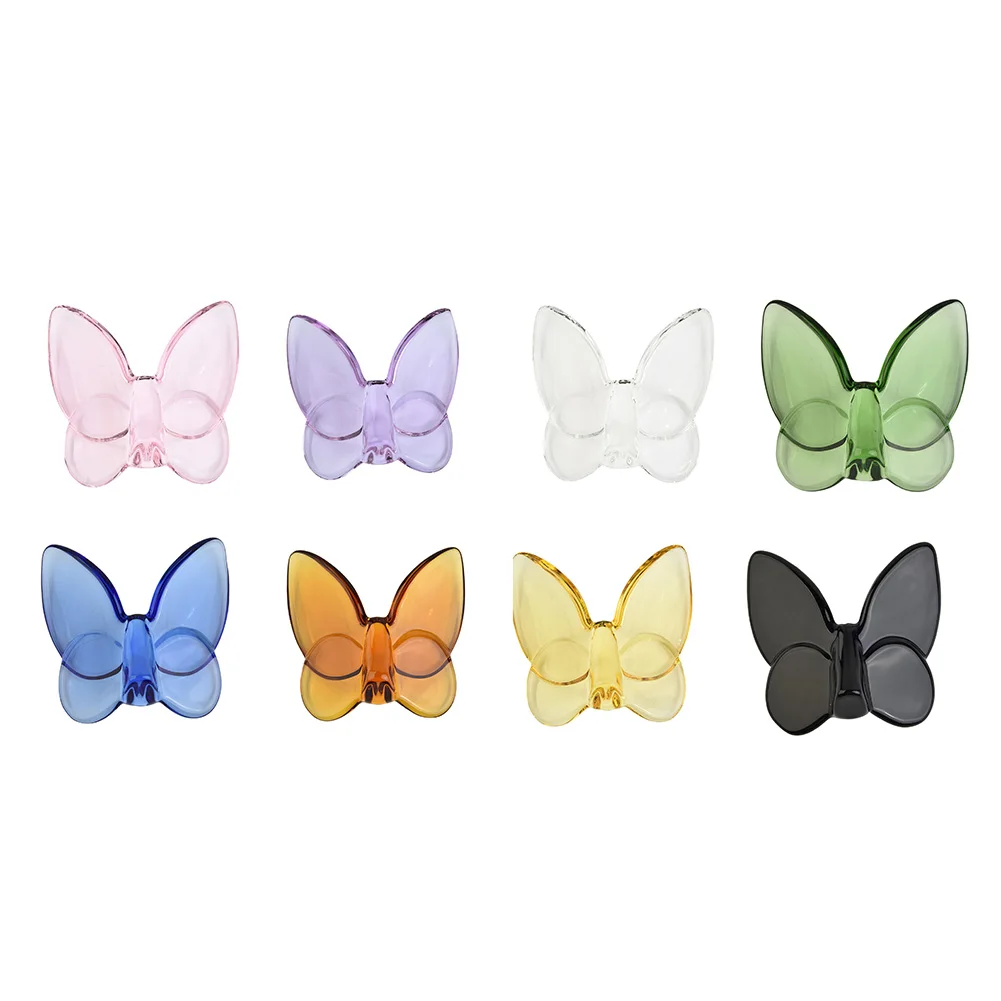 Butterfly Jewelry Crystal Glass Artificial Butterfly Decoration Multi-color Colored Glaze For Banquet Cocktail Party Wedding
Butterfly Jewelry Crystal Glass Artificial Butterfly Decoration Multi-color Colored Glaze For Banquet Cocktail Party Wedding