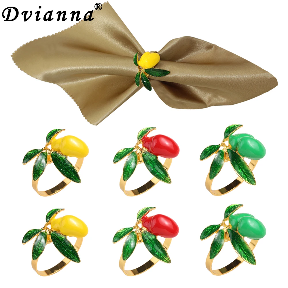 Dvianna 6Pcs Lemon Napkin Rings Holder for Easter Thanksgiving Christmas Wedding Dinner Holiday HWC100
Dvianna 6Pcs Lemon Napkin Rings Holder for Easter Thanksgiving Christmas Wedding Dinner Holiday HWC100