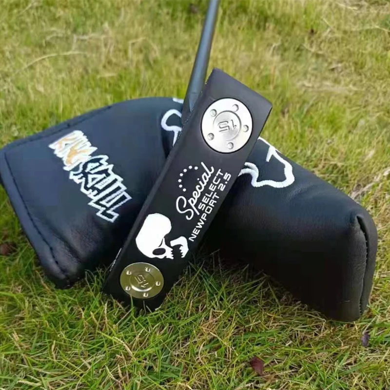 New Skull NEPOR 2.5 Golf Putter 32/33/34/35 Inches Slotted Putter with Cover with Logo
New Skull NEPOR 2.5 Golf Putter 32/33/34/35 Inches Slotted Putter with Cover with Logo