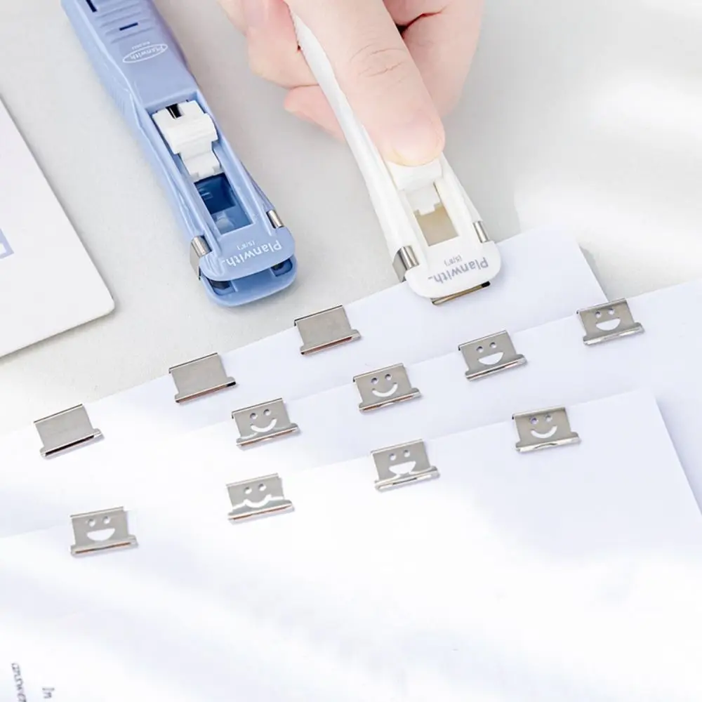 Smile Design Push Paper Clip New Mini Binder Plastics Binding Tools Reusable Pusher Set School
Smile Design Push Paper Clip New Mini Binder Plastics Binding Tools Reusable Pusher Set School