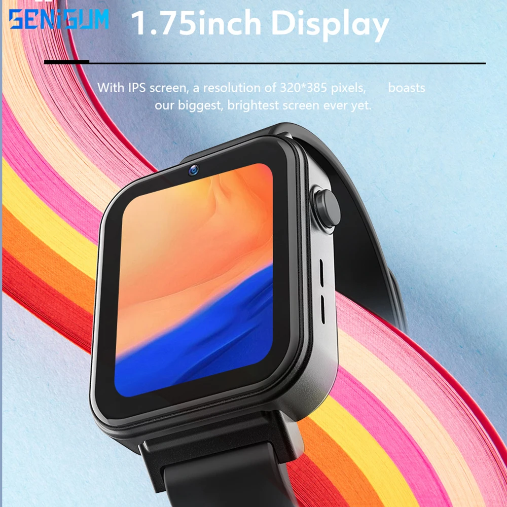 1.75'' IPS Screen 320*385 4G Global Call Watch 5MP Camera IP68 Waterproof Face ID Video Call Dual-Core Android 9.1 OS Smartwatch
1.75'' IPS Screen 320*385 4G Global Call Watch 5MP Camera IP68 Waterproof Face ID Video Call Dual-Core Android 9.1 OS Smartwatch