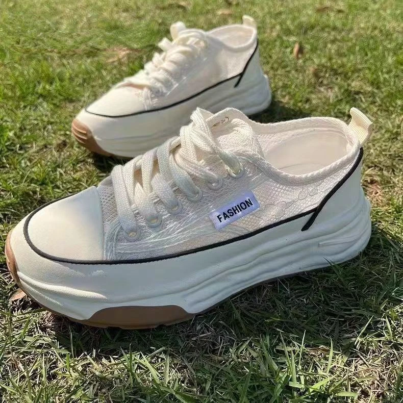 Женские холщовые кроссовки на толстой подошве, повседневные туфли на высоком каблуке
Женские холщовые кроссовки на толстой подошве, повседневные туфли на высоком каблуке