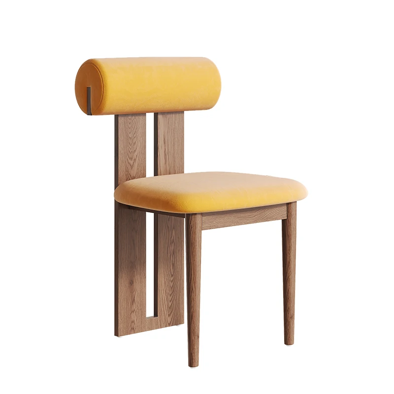 Nordic Dining Chairs Household Solid Wood Stools Backrests High-end Dining Chairs Modern Minimalist Designers Casual Chairs 
Nordic Dining Chairs Household Solid Wood Stools Backrests High-end Dining Chairs Modern Minimalist Designers Casual Chairs