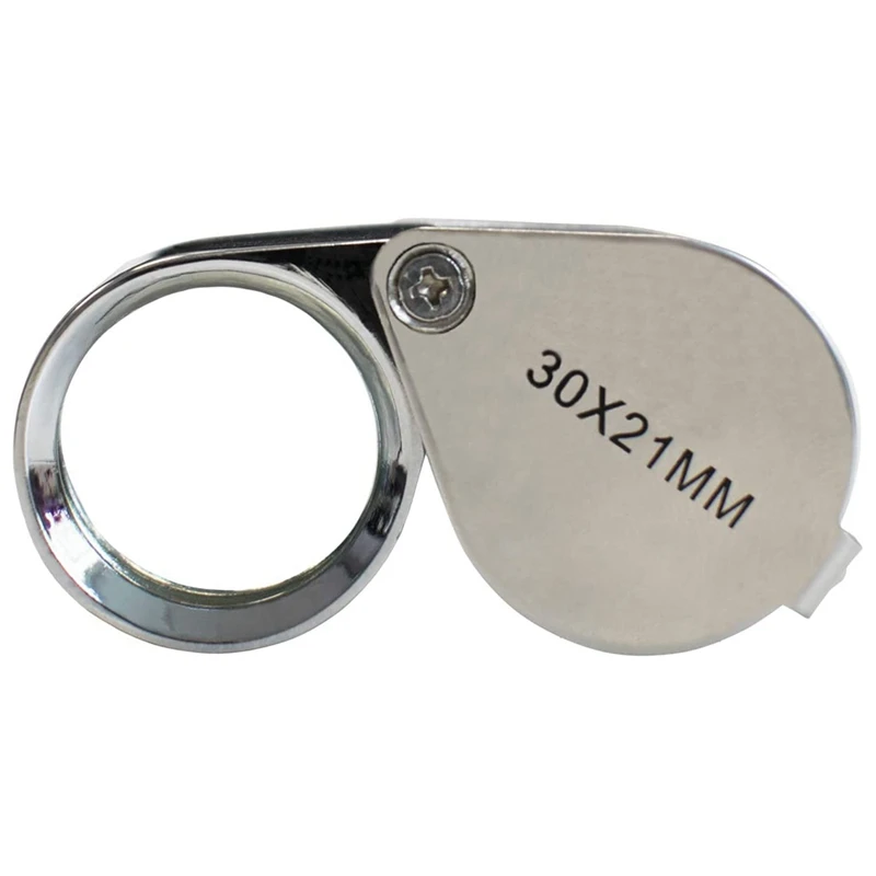 Mini 30 Times Handheld Magnifying Glass 30X21mm Full Metal Ring Magnifying Glass Jewelry Identification
Mini 30 Times Handheld Magnifying Glass 30X21mm Full Metal Ring Magnifying Glass Jewelry Identification