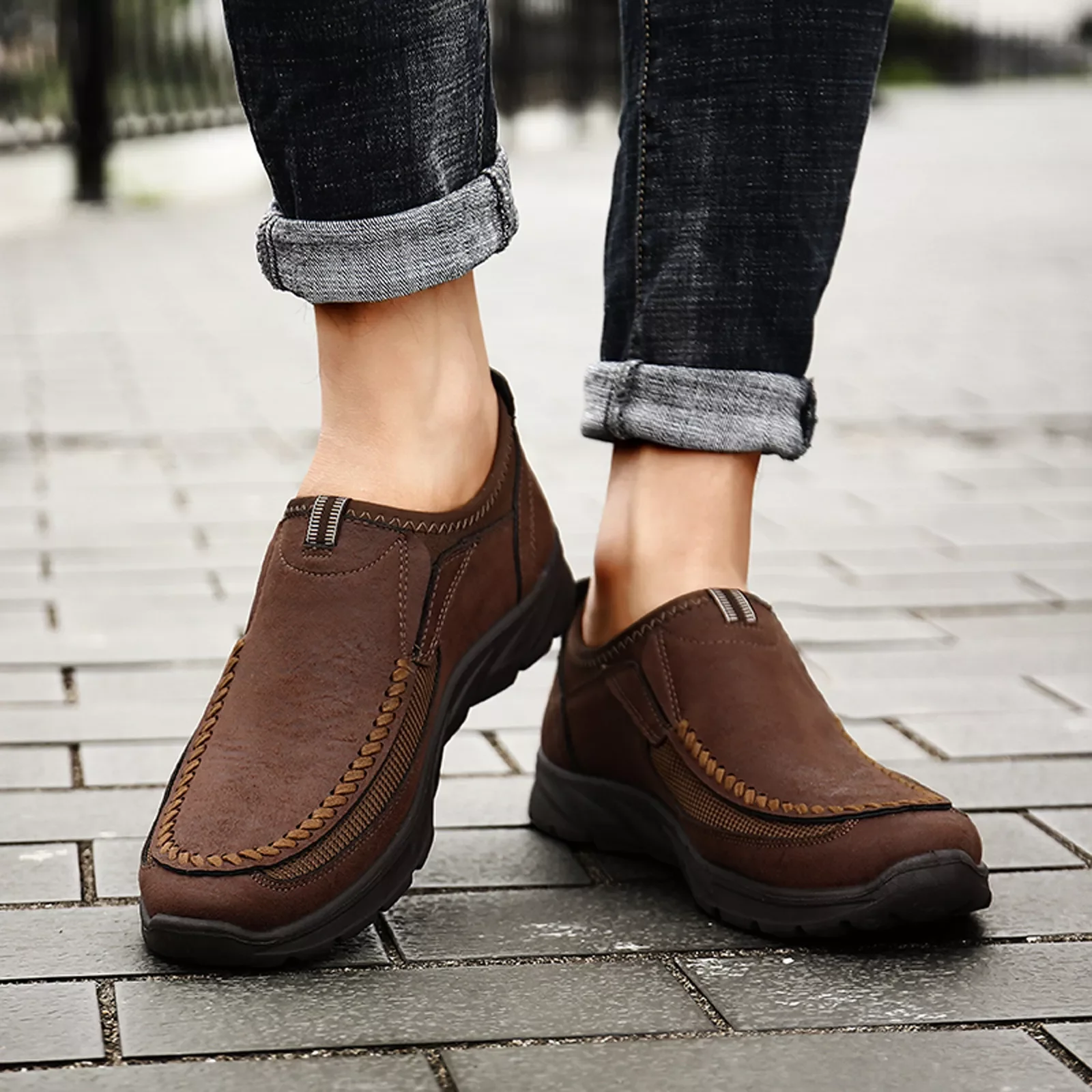 2022New Men Shoes Loafers Sneakers 2021 Fashion Handmade Retro Leisure Loafers Shoes Zapatos Casuales Hombres Men Shoes
2022New Men Shoes Loafers Sneakers 2021 Fashion Handmade Retro Leisure Loafers Shoes Zapatos Casuales Hombres Men Shoes