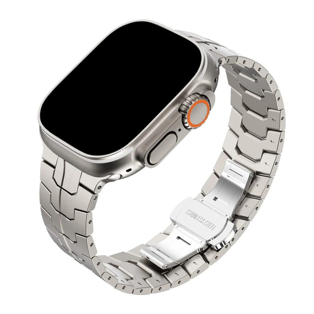 Link Bracelet for Apple Watch Ultra 2 Band 49mm 45mm 44mm 42mm 41mm 40mm 38mm Stainless Steel Strap iWatch 9 8 7 6 5 4 SE Correa
Link Bracelet for Apple Watch Ultra 2 Band 49mm 45mm 44mm 42mm 41mm 40mm 38mm Stainless Steel Strap iWatch 9 8 7 6 5 4 SE Correa