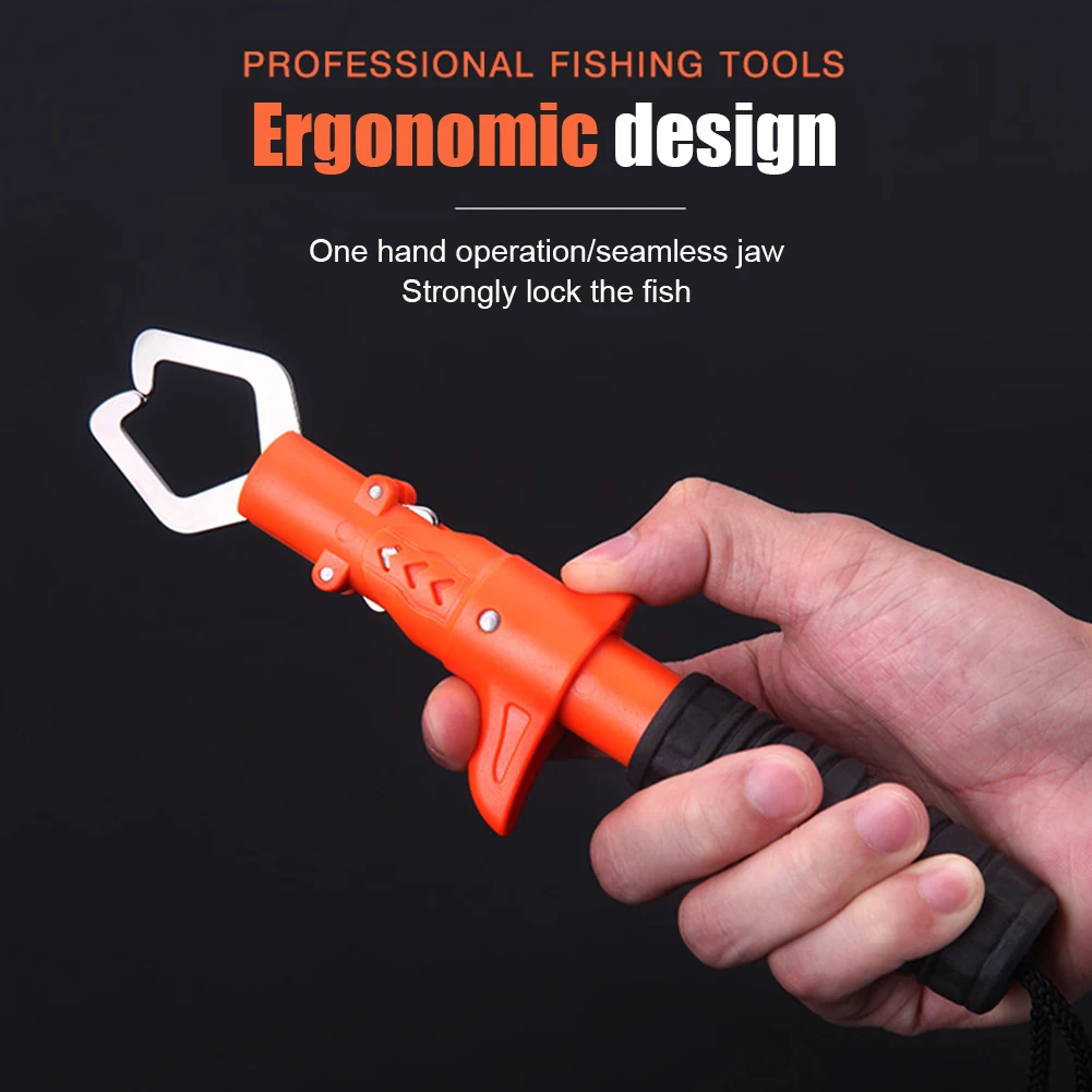 Fishing Hook Lip Gripper Stainless Steel Fish Grip Hook with Spring Fishing Clamp Clip Strong Locking Fish Tackle Accessory Tool
Fishing Hook Lip Gripper Stainless Steel Fish Grip Hook with Spring Fishing Clamp Clip Strong Locking Fish Tackle Accessory Tool