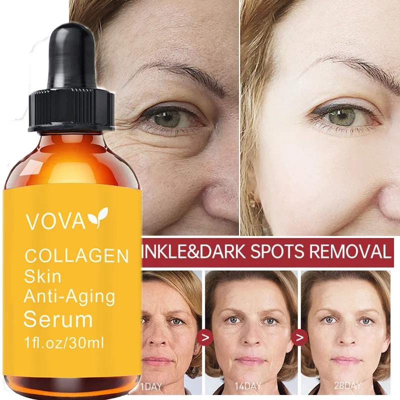 Collagen Remover Wrinkle Serum Firming Lifting Anti-Aging Fade Fine Line Moisturizing Essence Whitening Beauty Skin Care Product
Collagen Remover Wrinkle Serum Firming Lifting Anti-Aging Fade Fine Line Moisturizing Essence Whitening Beauty Skin Care Product