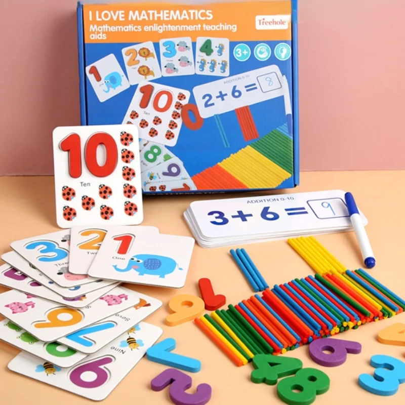 Children Mathematics Primer Kindergarten Preschool Number Cognition Early Education Addition Subtraction Arithmetic Math Toys
Children Mathematics Primer Kindergarten Preschool Number Cognition Early Education Addition Subtraction Arithmetic Math Toys