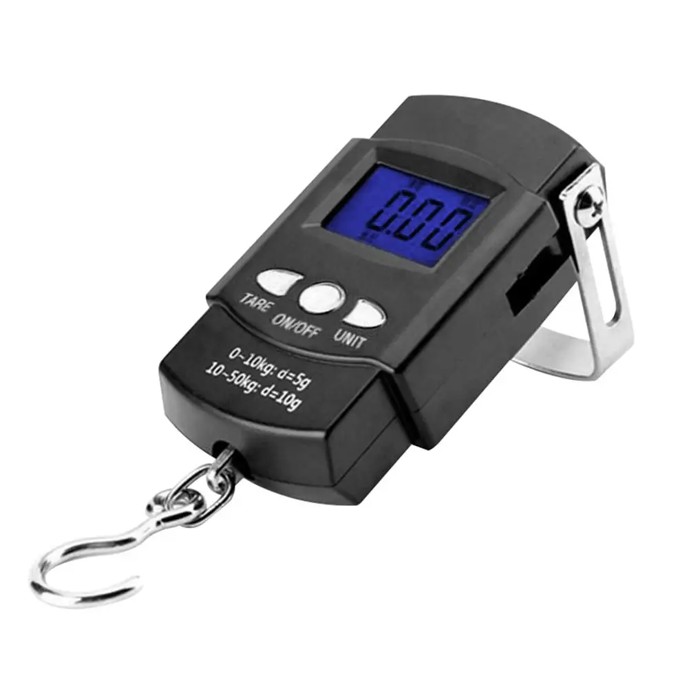 Portable LCD Mini Digital Scale for Fishing Luggage Travel Weighting Steelyard Hanging Electronic Hook Scale Kitchen Weight Tool
Portable LCD Mini Digital Scale for Fishing Luggage Travel Weighting Steelyard Hanging Electronic Hook Scale Kitchen Weight Tool