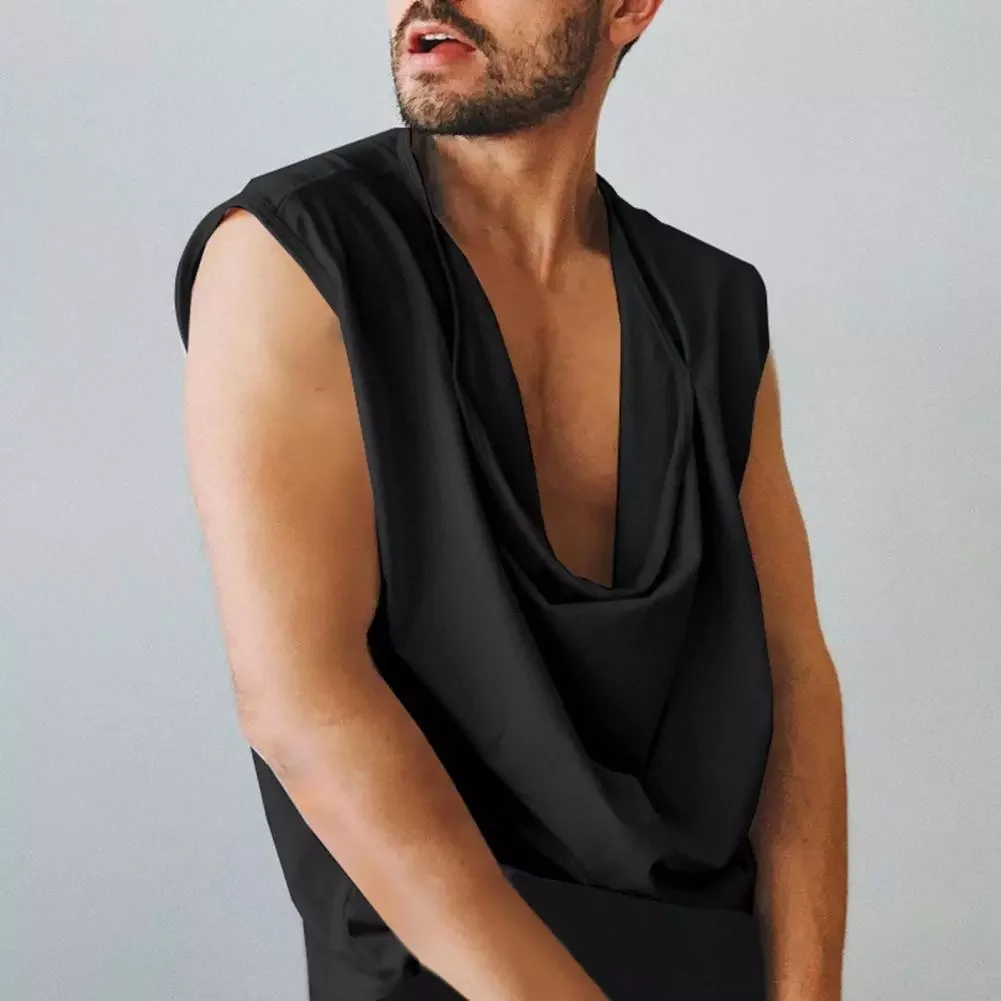 Baggy Pattern Stylish Pure Color Deep V Neck Summer Tank Top Sexy Men Tops Thin Male Garment Men Women Fishing Life Vest Unis
Baggy Pattern Stylish Pure Color Deep V Neck Summer Tank Top Sexy Men Tops Thin Male Garment Men Women Fishing Life Vest Unis