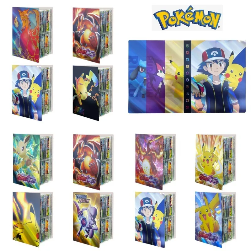 Newest 240Pcs Pokemon Charizard Pikachu Anime Peripherals Card Book Cartoon Holder Binder Album Collection Card Toys Gift
Newest 240Pcs Pokemon Charizard Pikachu Anime Peripherals Card Book Cartoon Holder Binder Album Collection Card Toys Gift