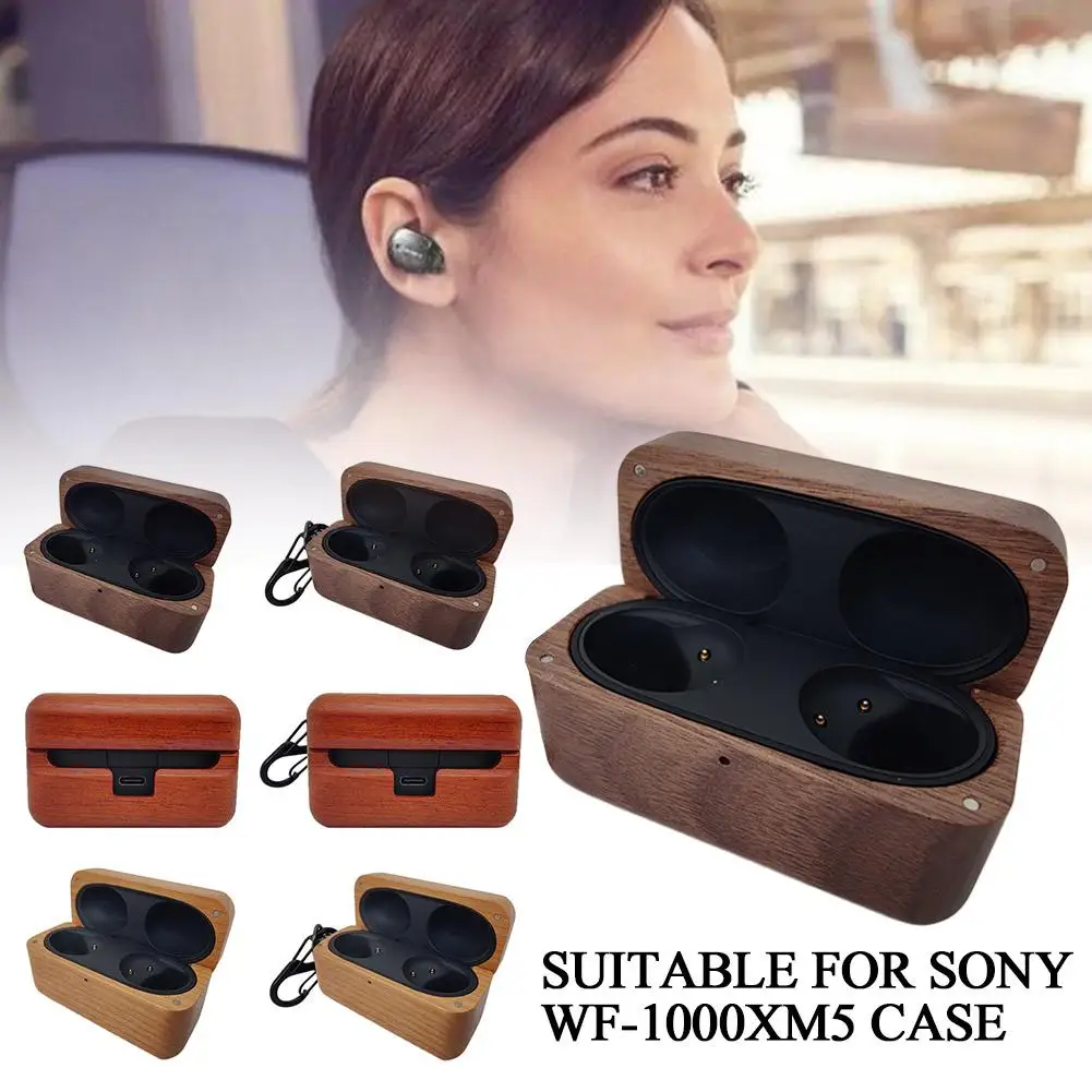 Wooden Earphone Shell for sony WF-1000XM5 Headphone Hard Shell Wireless Earphone Protective Cover for sony Wf-1000xm5 With F4S7
Wooden Earphone Shell for sony WF-1000XM5 Headphone Hard Shell Wireless Earphone Protective Cover for sony Wf-1000xm5 With F4S7