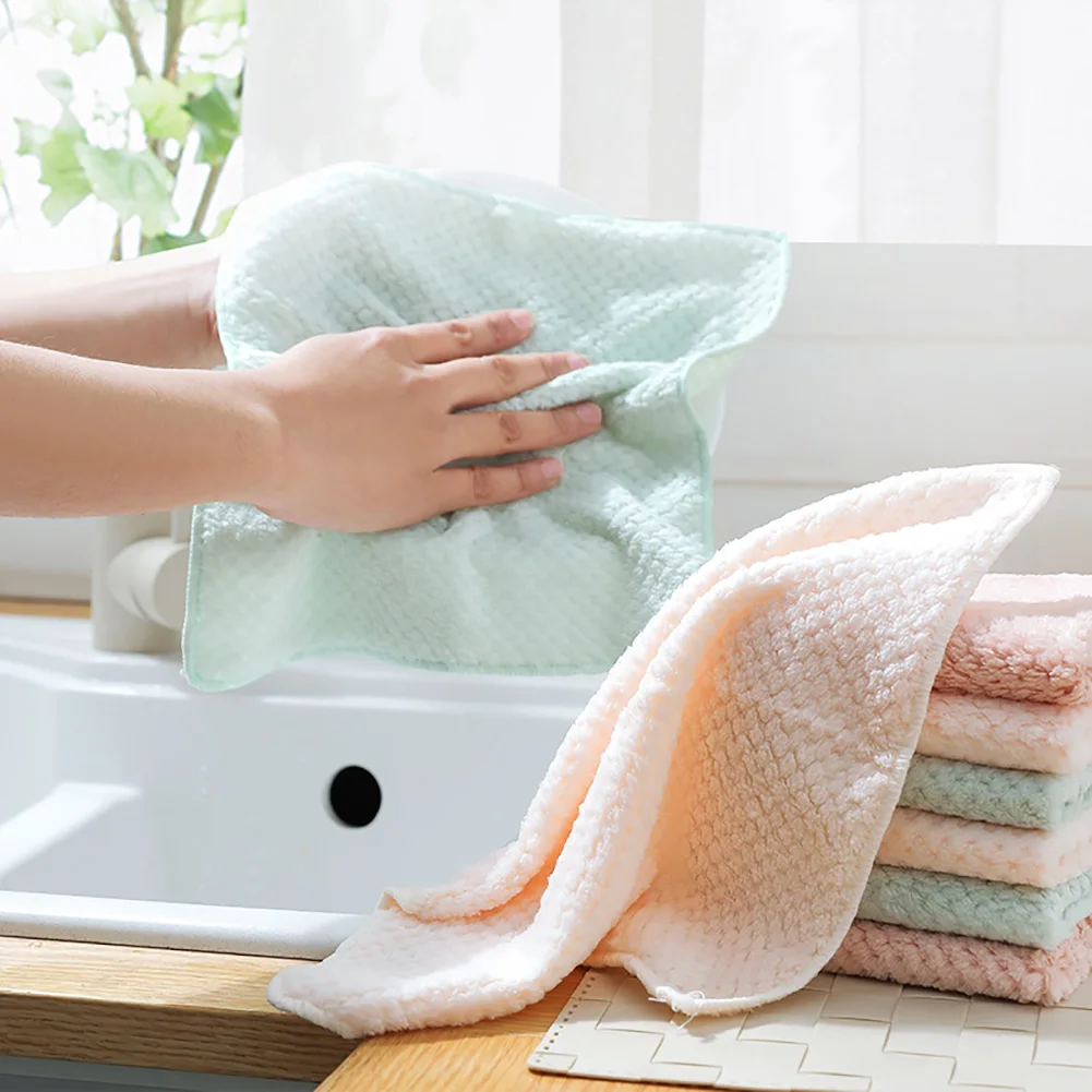Kitchen Anti-Grease Wiping Rags Kitchen Coral Velvet Washing Rags Clean Towel Cloths Household Cleaning Tools Dish Clean Towel
Kitchen Anti-Grease Wiping Rags Kitchen Coral Velvet Washing Rags Clean Towel Cloths Household Cleaning Tools Dish Clean Towel