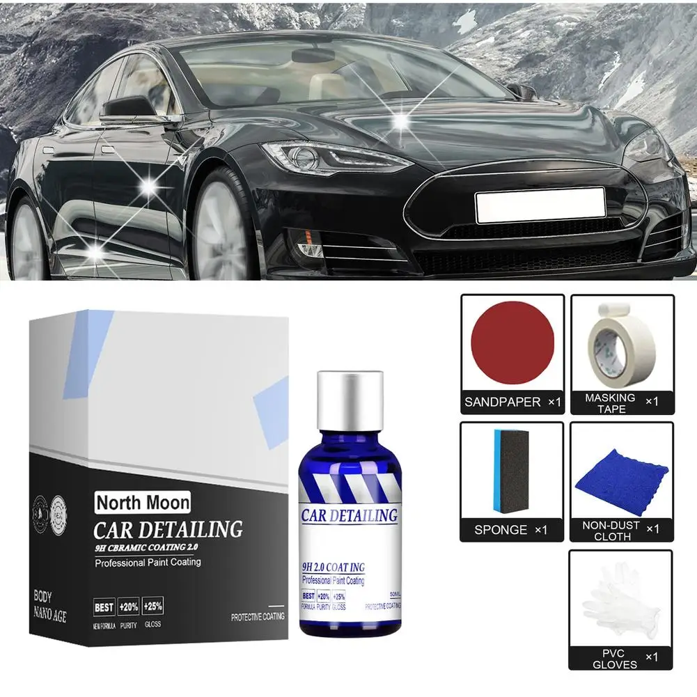 50ml Car Crystal Coating Fluid Agent Waterproof Dustproof Polishing Plating Ceramic Refurbishment Hydrophobic Paint Repair Agent
50ml Car Crystal Coating Fluid Agent Waterproof Dustproof Polishing Plating Ceramic Refurbishment Hydrophobic Paint Repair Agent
