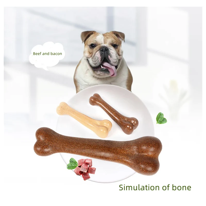 Dog Toys Bone Dog Beef and Bacon Flavor Chew Toys Dogs Accessories for Puppy Large Dog Cheap Goods Chiens Animal Pet 
Dog Toys Bone Dog Beef and Bacon Flavor Chew Toys Dogs Accessories for Puppy Large Dog Cheap Goods Chiens Animal Pet
