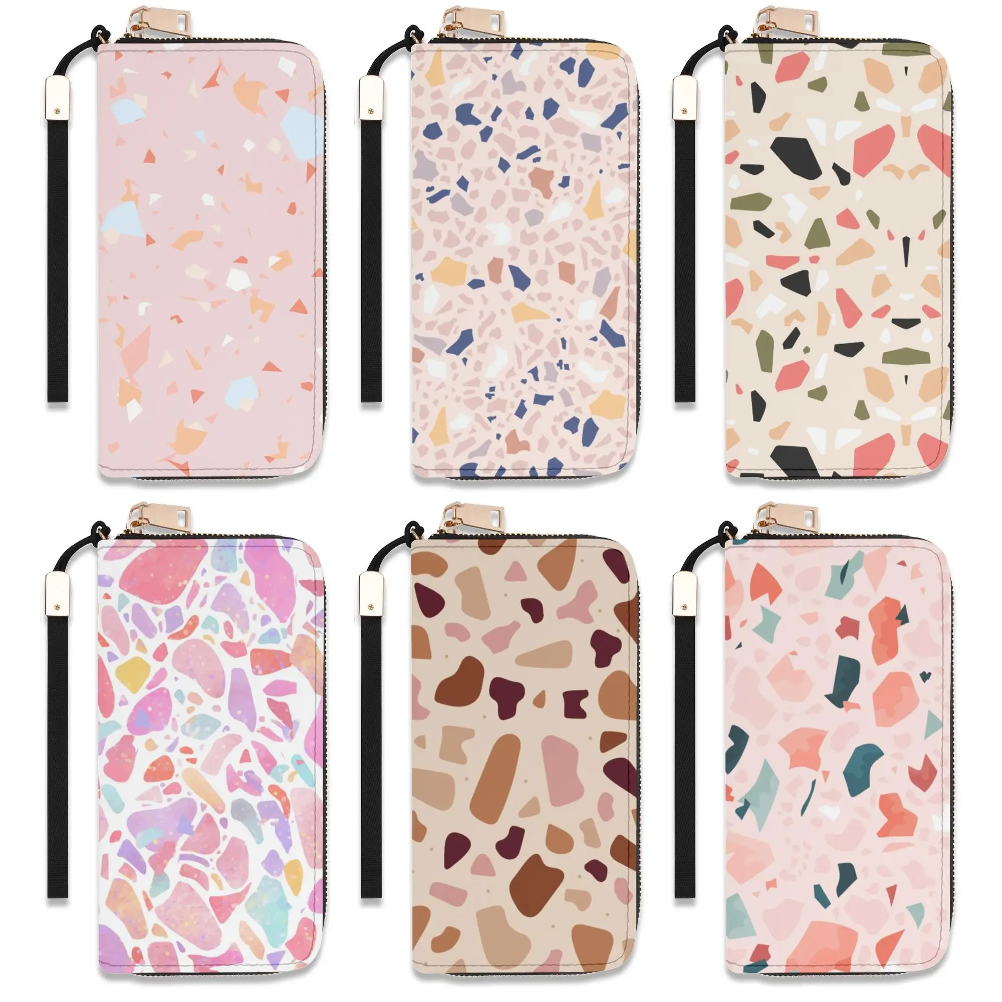 Geometric Terrazzo Pattern Designer Vegan Leather Long Women Wallets Big Size Phone Wristlet Clutch Gift
Geometric Terrazzo Pattern Designer Vegan Leather Long Women Wallets Big Size Phone Wristlet Clutch Gift