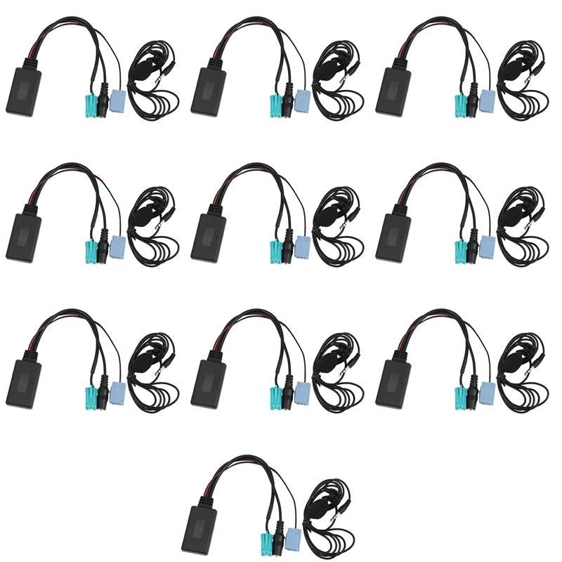 10X Car Bluetooth 5.0 Aux Cable Microphone Handsfree Mobile Phone Free Calling Adapter For Renault 2005-2011
10X Car Bluetooth 5.0 Aux Cable Microphone Handsfree Mobile Phone Free Calling Adapter For Renault 2005-2011
