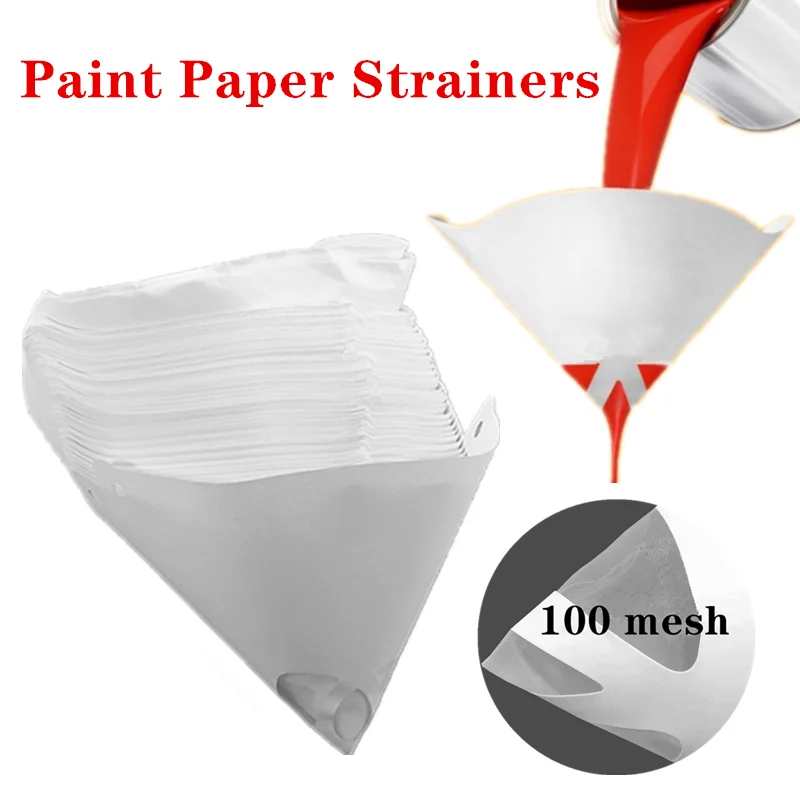 50/100/200/300pcs Paper Paint Strainers Paper Paint Conical Strainers Mesh Filter Cone Strainer Paint Funnel 125 micron
50/100/200/300pcs Paper Paint Strainers Paper Paint Conical Strainers Mesh Filter Cone Strainer Paint Funnel 125 micron
