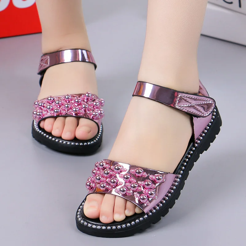 Girls summer pearls sandals 2023 new Korean version children's student beading princess beach shoes 5 6 7 8 9 10 11 12 Years old
Girls summer pearls sandals 2023 new Korean version children's student beading princess beach shoes 5 6 7 8 9 10 11 12 Years old