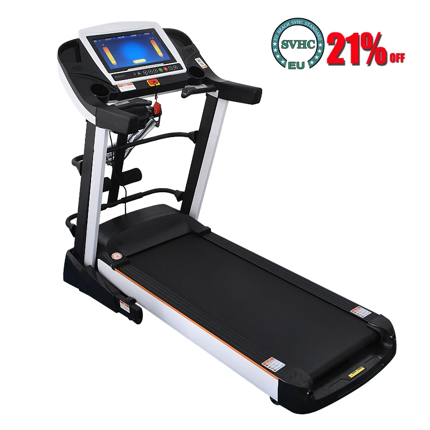 

8096 Run Treadmill Color Screen WIFI 15.6 Inch Multi-function Electric Treadmill For house Fitness Equipment Running 18 file