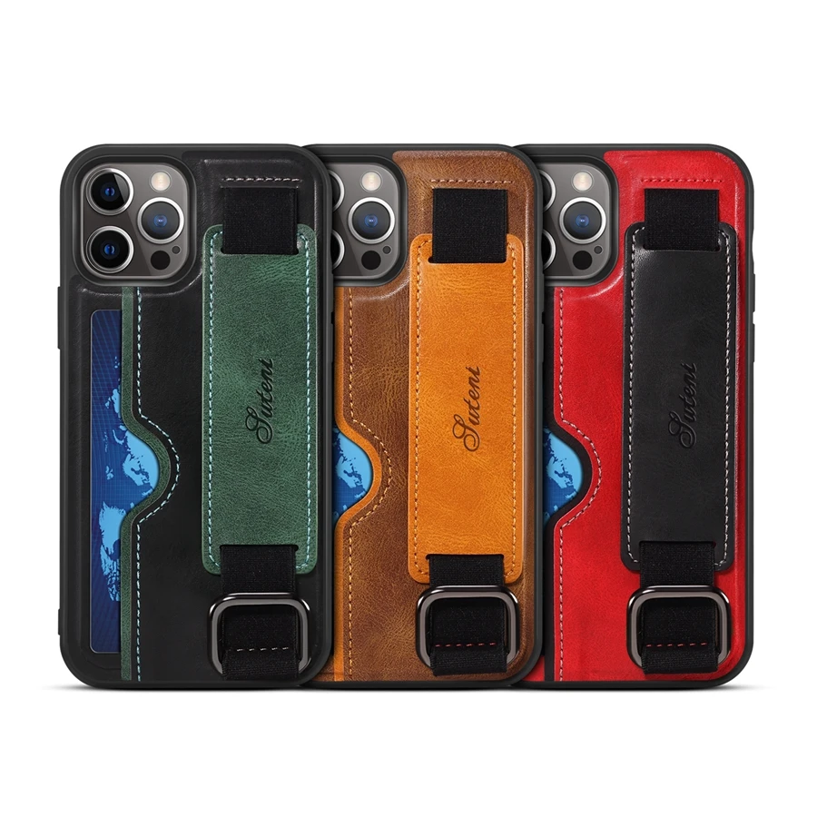 PU Leather Wrist Strap Case For iPhone 12 Pro 12 Wristband Back Cover For iPhone 13 12 Pro Max Retro Skin Phone Back Cover
PU Leather Wrist Strap Case For iPhone 12 Pro 12 Wristband Back Cover For iPhone 13 12 Pro Max Retro Skin Phone Back Cover