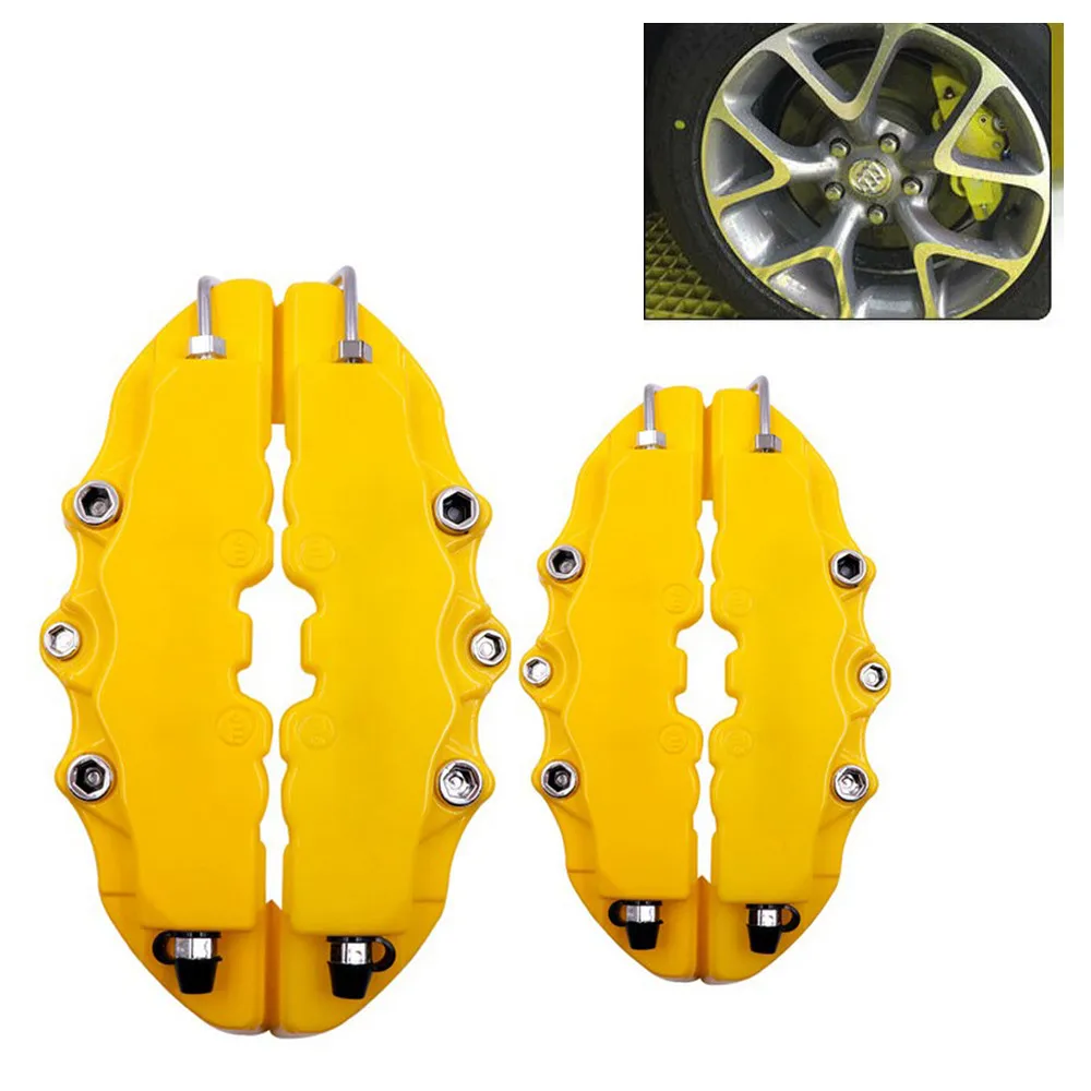 Disc Caliper Cover Kits Front/Rear Parts Replacement Universal Yellow 3D Style 4Pcs Brake Caliper High Quality
Disc Caliper Cover Kits Front/Rear Parts Replacement Universal Yellow 3D Style 4Pcs Brake Caliper High Quality