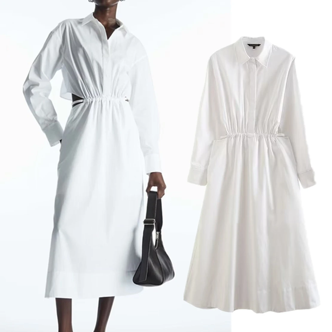 Elmsk French Style Fashion Office Lady Elegant Maxi Dress Hollow Out Pleated Slim Party Dress Women
Elmsk French Style Fashion Office Lady Elegant Maxi Dress Hollow Out Pleated Slim Party Dress Women