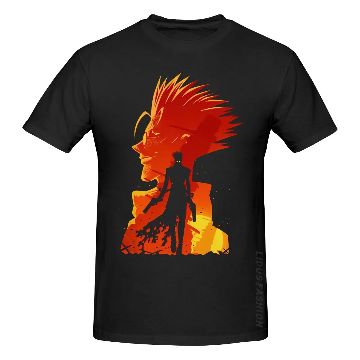 Новинка, Мужская футболка Trigun Vash с принтом из темной манги, одежда, графическая футболка, толстовка с коротким рукавом, футболка
Новинка, Мужская футболка Trigun Vash с принтом из темной манги, одежда, графическая футболка, толстовка с коротким рукавом, футболка