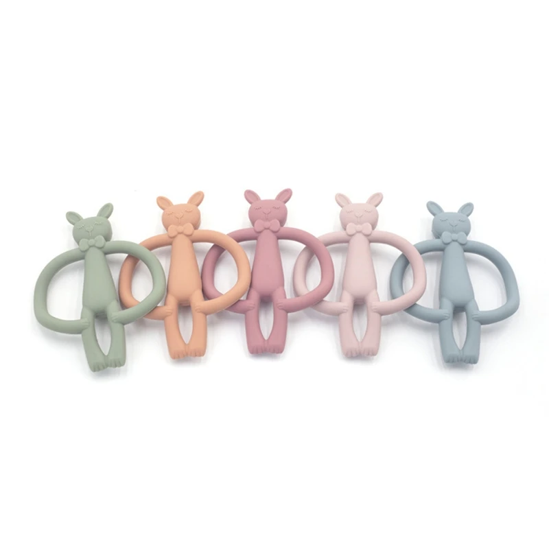Cartoon Rabbit Baby Teether BPA Free Silicone Beads Newborn Teething Nursing Toy Teeth Pain Relief Molar Soother Shower Gifts
Cartoon Rabbit Baby Teether BPA Free Silicone Beads Newborn Teething Nursing Toy Teeth Pain Relief Molar Soother Shower Gifts
