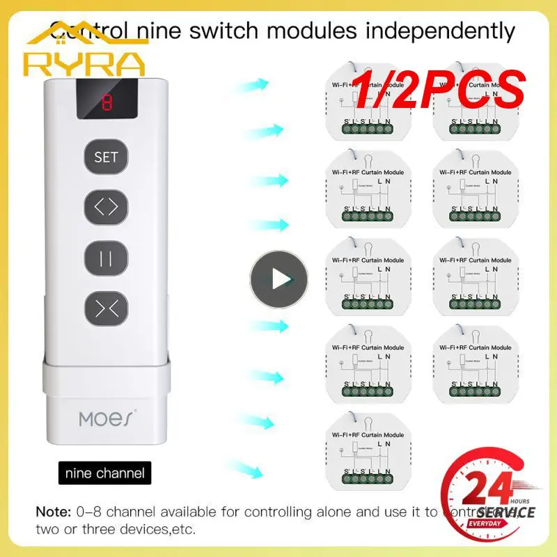 1/2 шт. переключатель для штор Tuya Smart Life WiFi RF433 с дистанционным управлением для электрического роликового затвора солнцезащитный Google Home Alexa Smart
1/2 шт. переключатель для штор Tuya Smart Life WiFi RF433 с дистанционным управлением для электрического роликового затвора солнцезащитный Google Home Alexa Smart