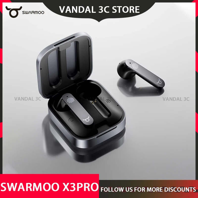 Swarmoo X3pro наушники полувкладыши Bluetooth Lhdc с шумоподавлением Ipx4 спорт на открытом