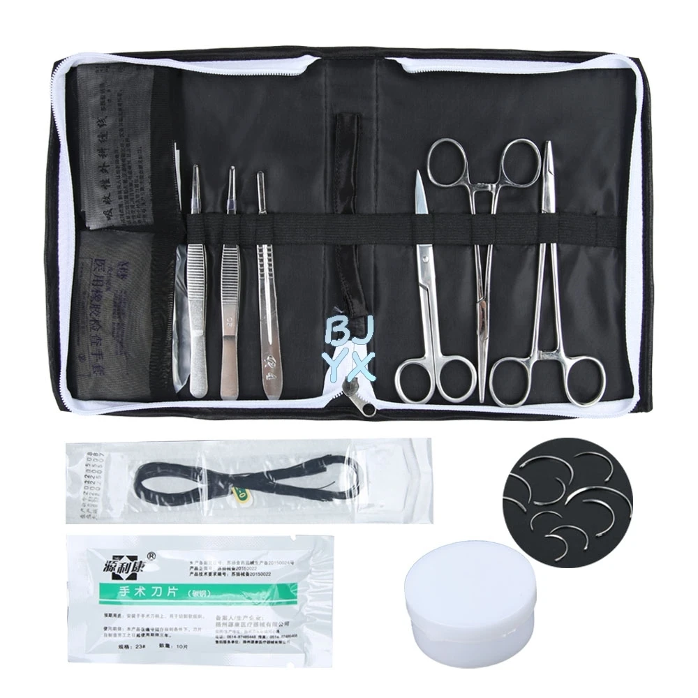new 22 Pcs/set useful Surgical Students Suture Practice Kit with Surgical Training tool Dissection Instruments Suture Kit tool
new 22 Pcs/set useful Surgical Students Suture Practice Kit with Surgical Training tool Dissection Instruments Suture Kit tool