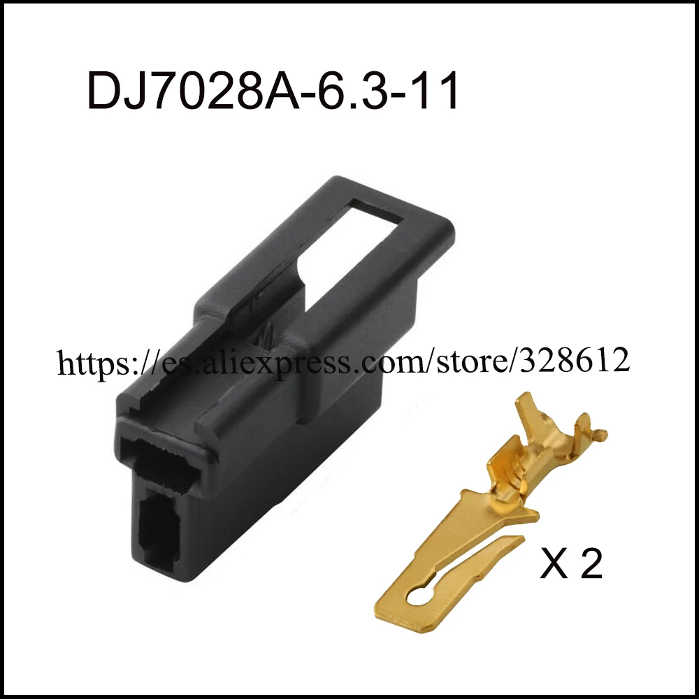200SET DJ7028A-6.3-11 car wire male cable Waterproof 2 pin connector automotive Plug socket include terminal
200SET DJ7028A-6.3-11 car wire male cable Waterproof 2 pin connector automotive Plug socket include terminal
