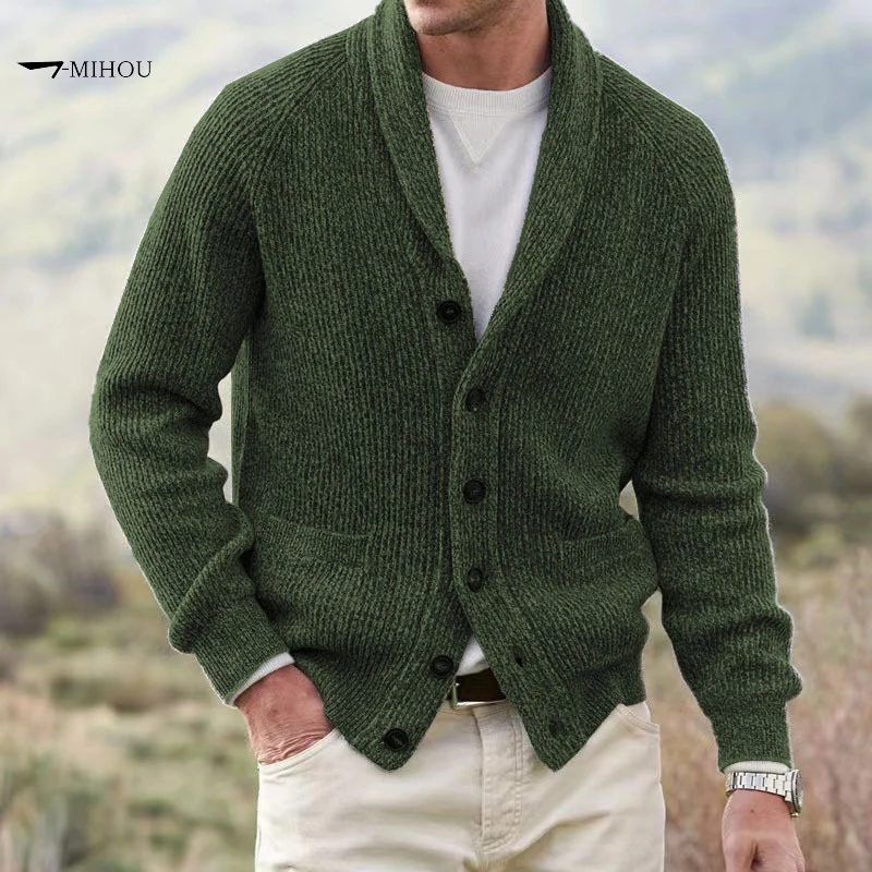 Men Clothing Fashion Long Sleeve V-Neck Sweater Outwear Winter Fall Warm Knitted Jackets Vintage Buttoned Slim Thickness Coats
Men Clothing Fashion Long Sleeve V-Neck Sweater Outwear Winter Fall Warm Knitted Jackets Vintage Buttoned Slim Thickness Coats