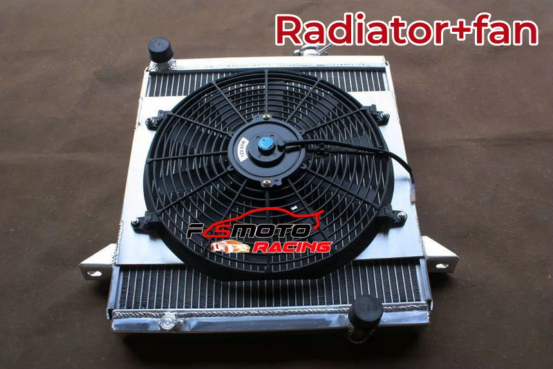3 Row Aluminum Radiator +Shroud+Fan For Triumph TR250 1967 1968 / TR6 1969-1974
3 Row Aluminum Radiator +Shroud+Fan For Triumph TR250 1967 1968 / TR6 1969-1974