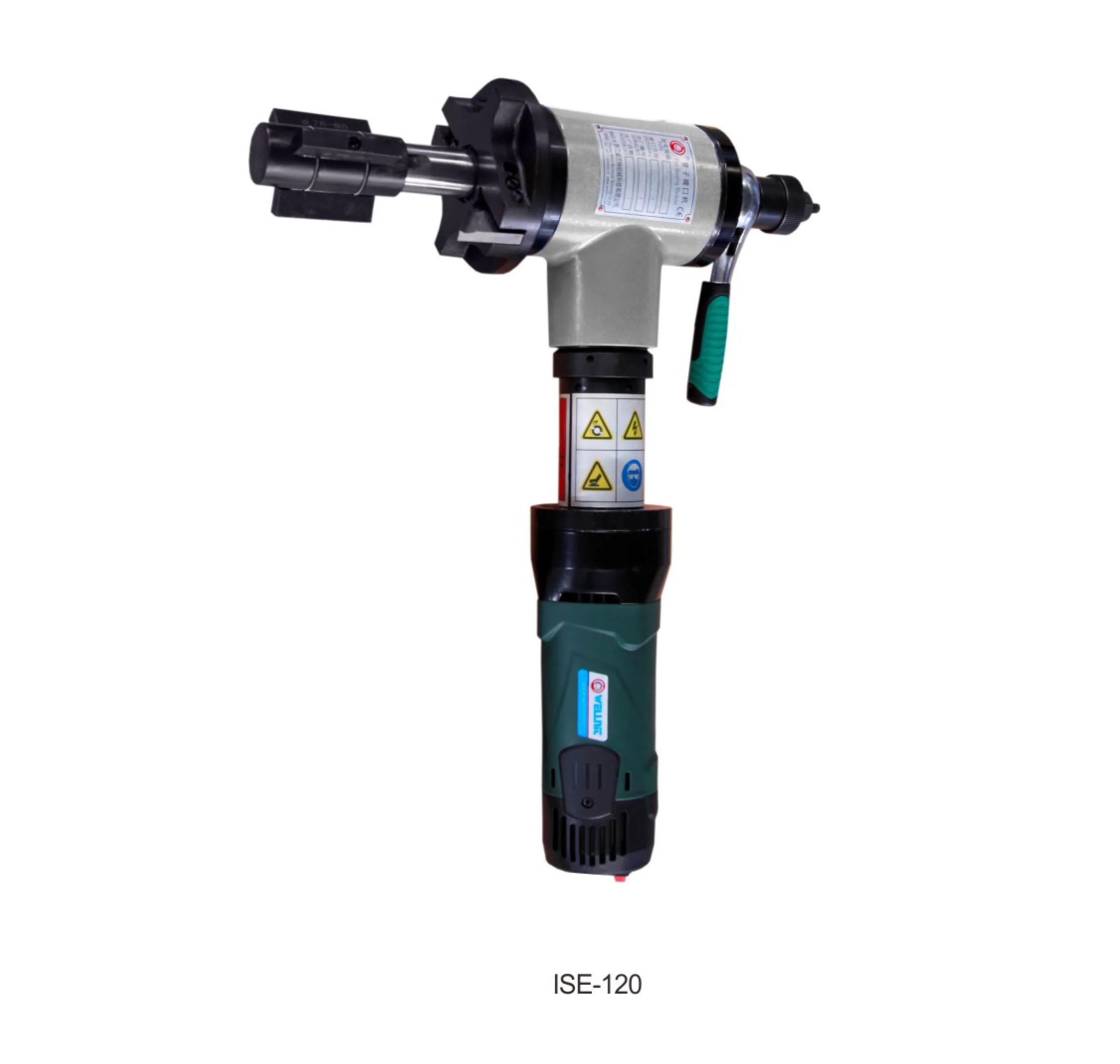 Internal expansion mounted electric or pneumatic pipe cold beveling machine Type 120
Internal expansion mounted electric or pneumatic pipe cold beveling machine Type 120