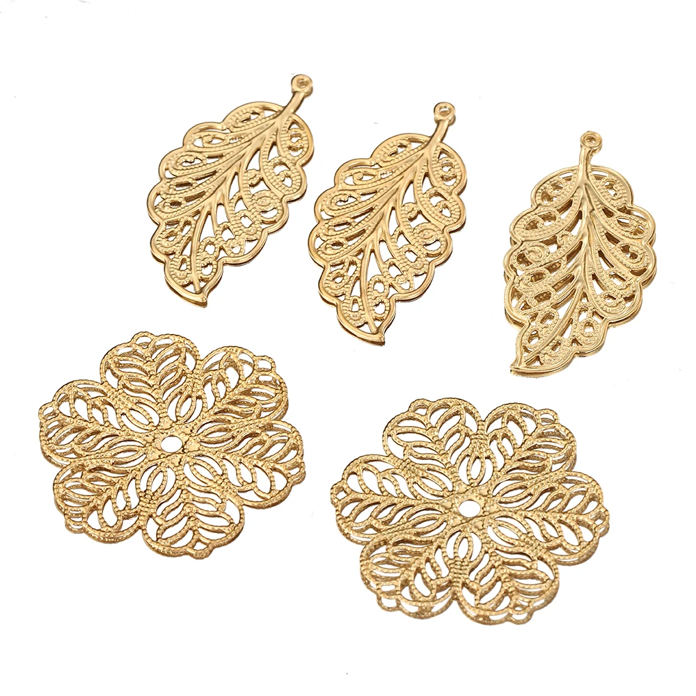 10/20pcs Stainless Steel Hollow Out Flower Leaf Leaves Charms Pendants for Jewelry Making DIY Necklace Bracelet Accessories
10/20pcs Stainless Steel Hollow Out Flower Leaf Leaves Charms Pendants for Jewelry Making DIY Necklace Bracelet Accessories