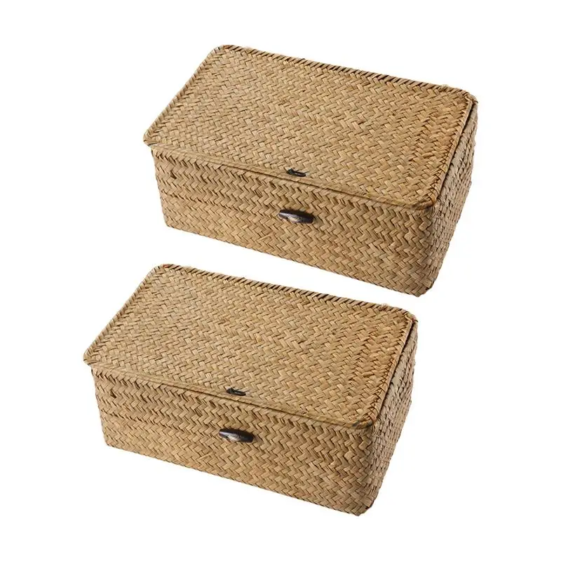 2pcs Seaweed Storage Box Practical Large Useful Basket Organizer Storage Basket for Room Home
2pcs Seaweed Storage Box Practical Large Useful Basket Organizer Storage Basket for Room Home