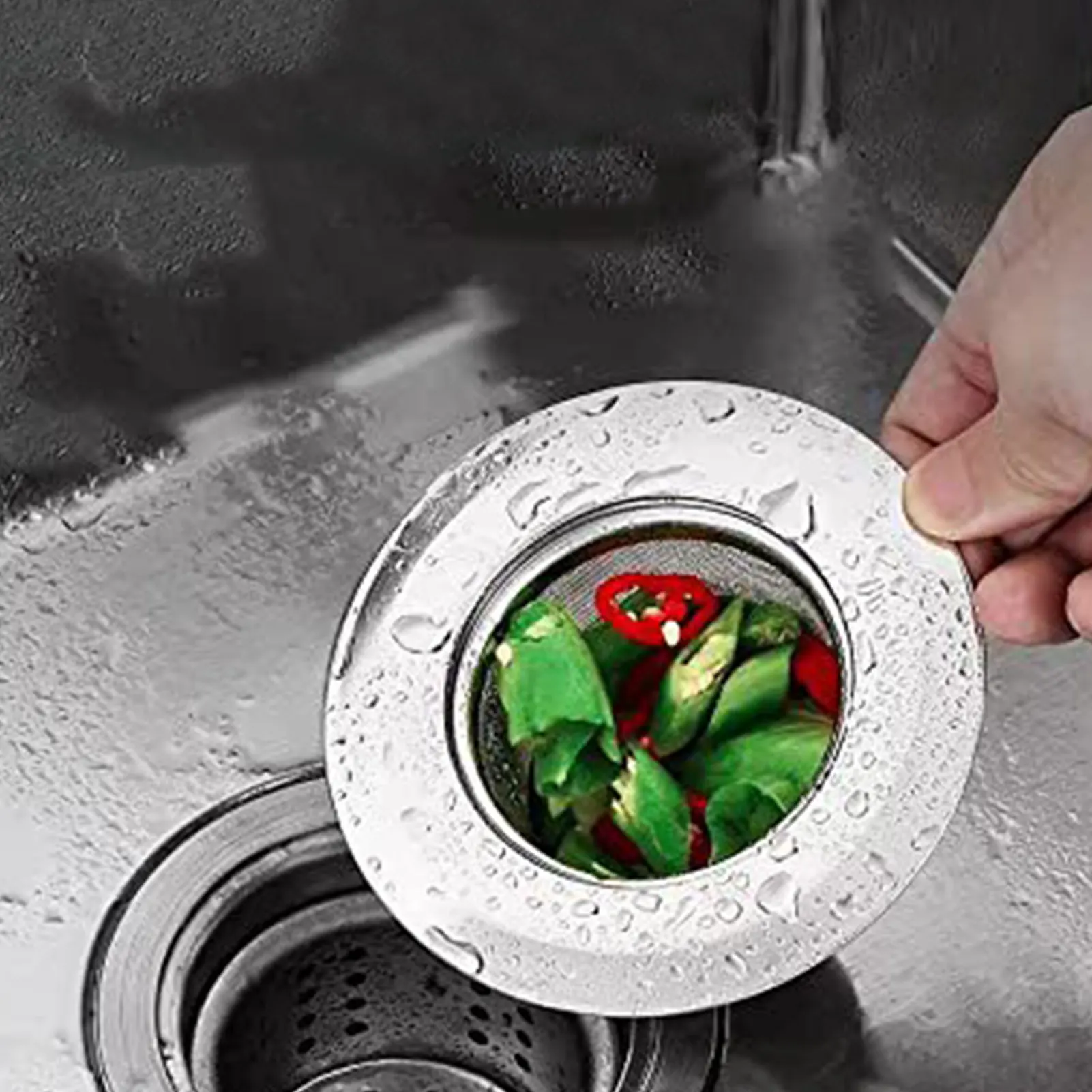 Stainless Steel Bathtub Hair Catcher Stopper Shower Drain Hole Filter Trap Kitchen Metal Sink Strainer Floor Drain Kitchen Gadge 
Stainless Steel Bathtub Hair Catcher Stopper Shower Drain Hole Filter Trap Kitchen Metal Sink Strainer Floor Drain Kitchen Gadge