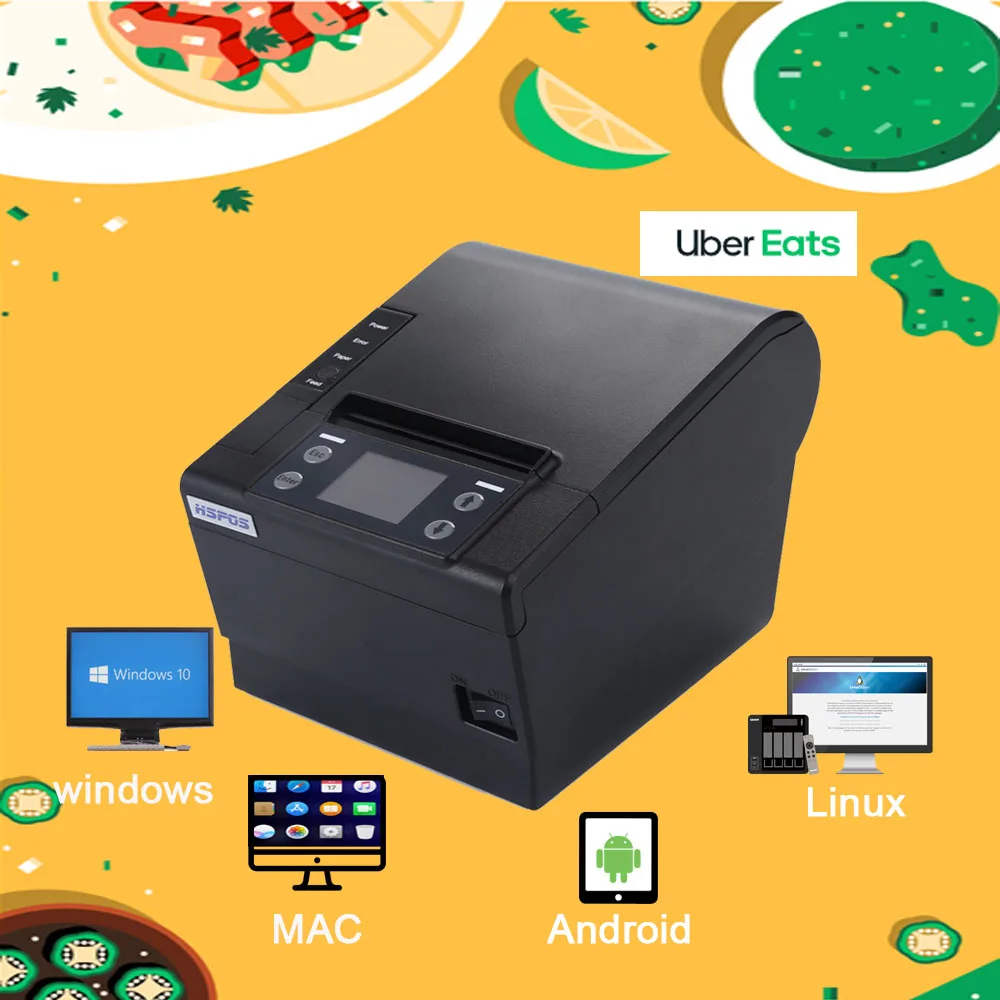 New Screen 80mm WIFI Bluetooth Wireless Thermal Receipt Printer Support UberEats Doordash for Android Window System
New Screen 80mm WIFI Bluetooth Wireless Thermal Receipt Printer Support UberEats Doordash for Android Window System