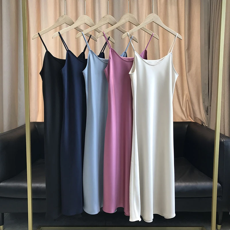 Elegant Women'S Dress Summer Spaghetti Satin Long Party Dresses For New Year 2022 Midi Robe Plus Size Vestido Free Shipping
Elegant Women'S Dress Summer Spaghetti Satin Long Party Dresses For New Year 2022 Midi Robe Plus Size Vestido Free Shipping