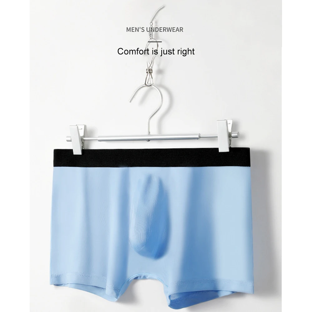 Boxershorts Mens Ice Silk Seamless Underwear Summer Cool Breathable Comfortable Boy Sissy Boxer Pants Sleep Bottoms Trunks
Boxershorts Mens Ice Silk Seamless Underwear Summer Cool Breathable Comfortable Boy Sissy Boxer Pants Sleep Bottoms Trunks