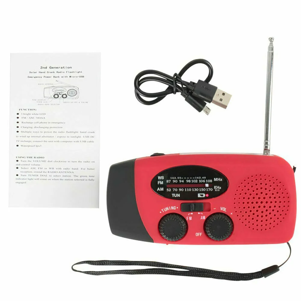 Портативный AM FM Солнечный радиоприемник, USB Перезаряжаемый фонарик, фонарик, фонарик с многофункциональной вспышкой, аварийное питание
Портативный AM FM Солнечный радиоприемник, USB Перезаряжаемый фонарик, фонарик, фонарик с многофункциональной вспышкой, аварийное питание